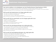 Tablet Screenshot of metzodvs.metzocollege.nl