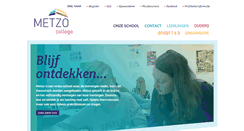 Desktop Screenshot of metzocollege.nl